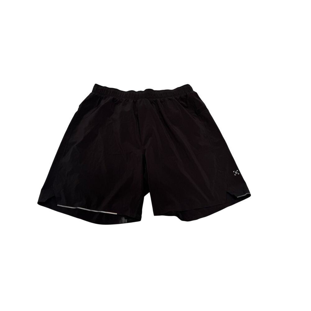 Lululemon Active Shorts 6" Mens Size Medium Black Athleisure Activewear Gym